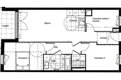 Appartement 3 pièces 345000 €
