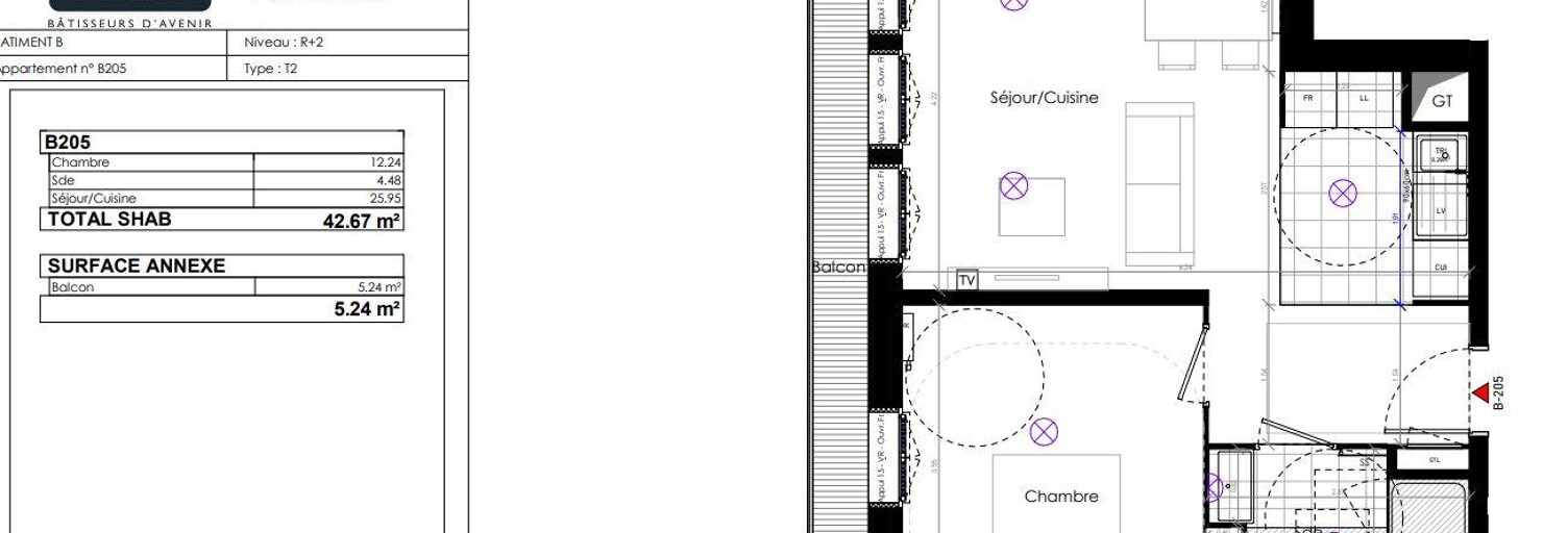 Appartement 2 Pièces 42 m² à vendre à Ormesson-sur-Marne (94490)