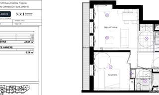 Appartement 2 Pièces 42 m² à vendre à Ormesson-sur-Marne (94490)