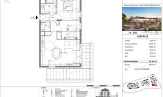 Appartement 3 Pièces 59 m² à vendre à Vétraz-Monthoux (74100)