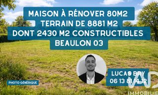 Maison 1 Pièce 80 m² à vendre à Beaulon (03230)