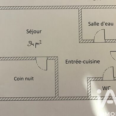 Appartement 1 pièces 82000 €