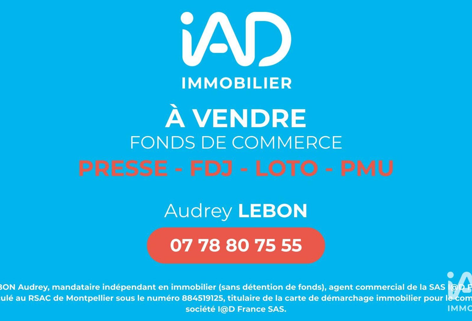 Vente Boutique/Local commercial 51 m&sup2; — photo 1