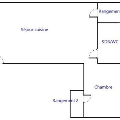 Appartement 2 pièces 149000 €