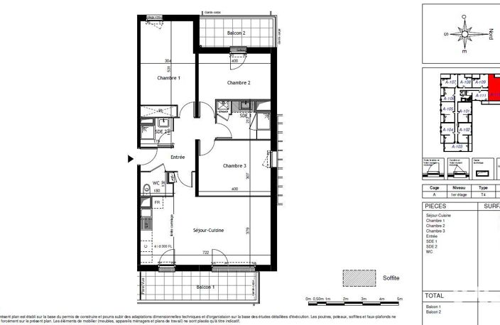 Vente Appartement 4 pièces — photo 2