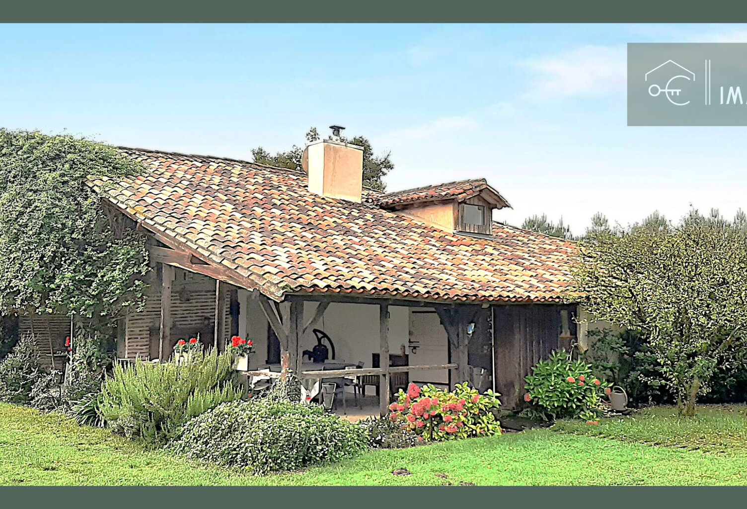 Ferme Landaise de 122m2,  3 chambres bureau, dépendances, pi — photo 1