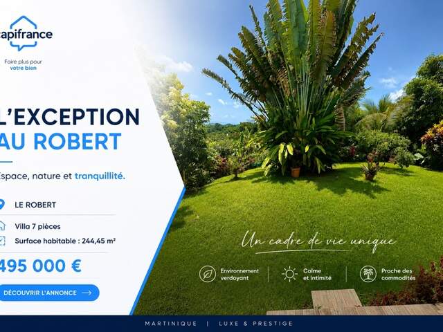 ❤️ COUP DE CŒUR ❤️ Maison à vendre 7 pièces VERT PRE (972) — photo du bien