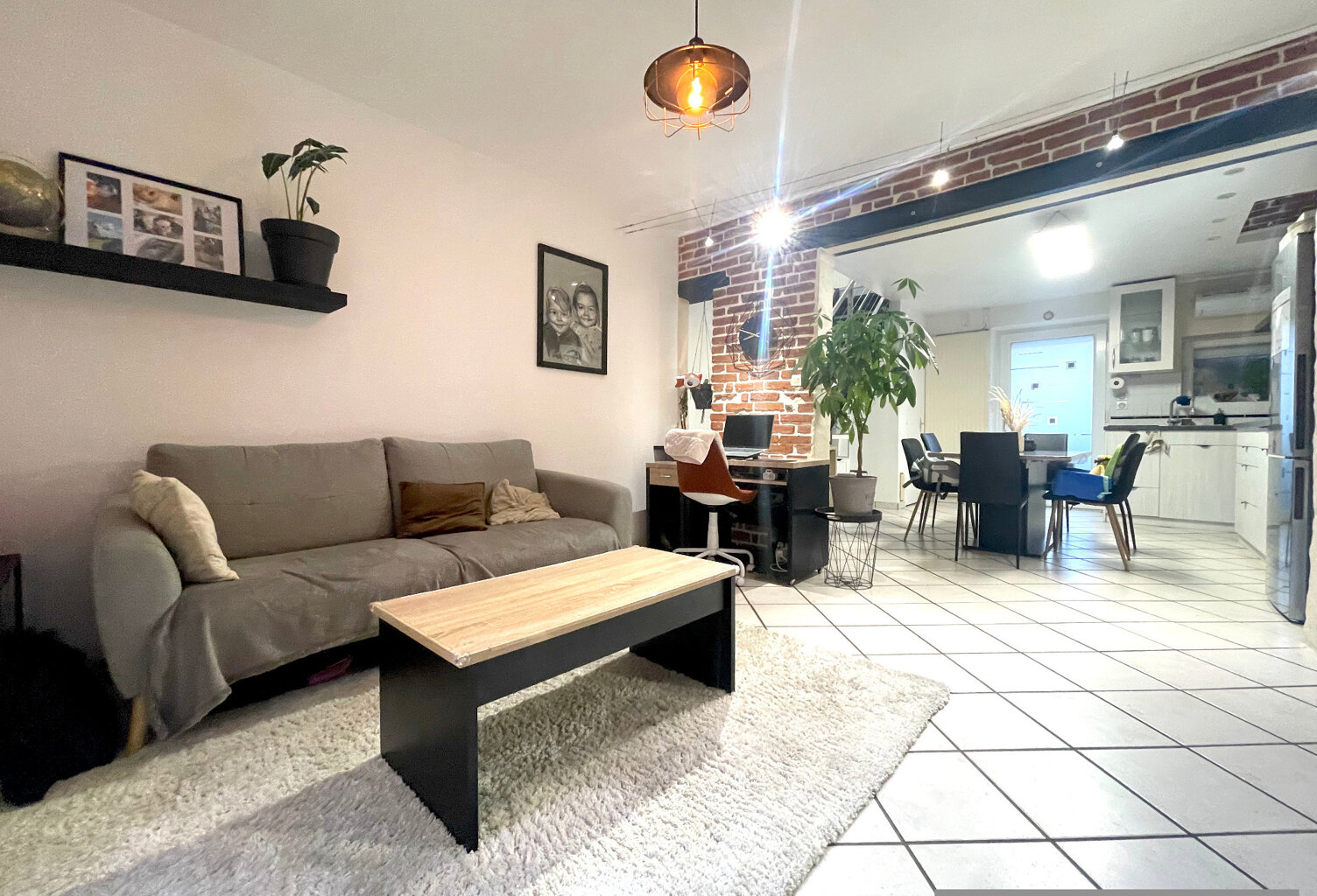 SAINT-CHAMOND- duplex familial lumineux - 103,43m2 loi Carrez (109,70m2 au sol )- 3 chambres -balcon — photo 1