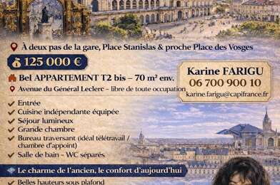 Appartement 3 pièces 125000 €
