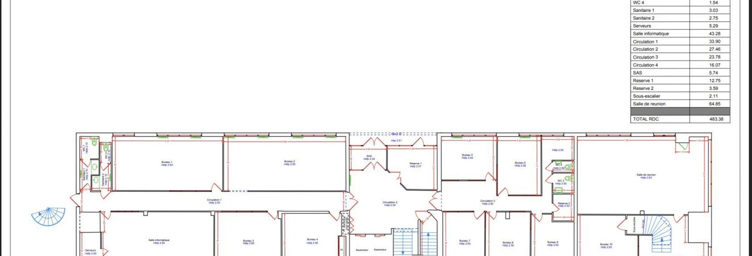 Bureau  600 m² à louer à Boulogne-Billancourt (92100)