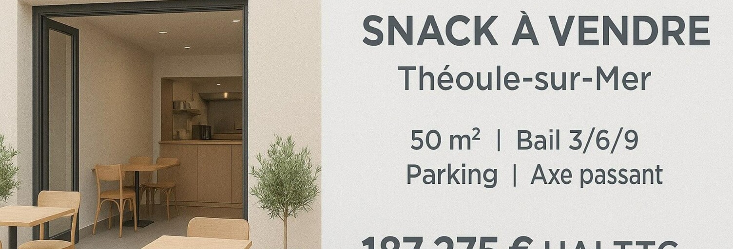 Commerce  50 m² à vendre à Théoule-sur-Mer (06590)
