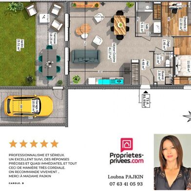 Appartement 3 pièces 268000 €