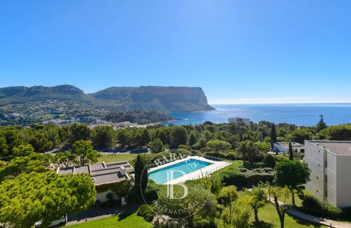 CASSIS - APPARTEMENT T4 - VUE MER DANS RESIDENCE AVEC PISCINE ET — photo 4