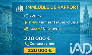 Immeuble  720 m² à vendre à Hautmont (59330)