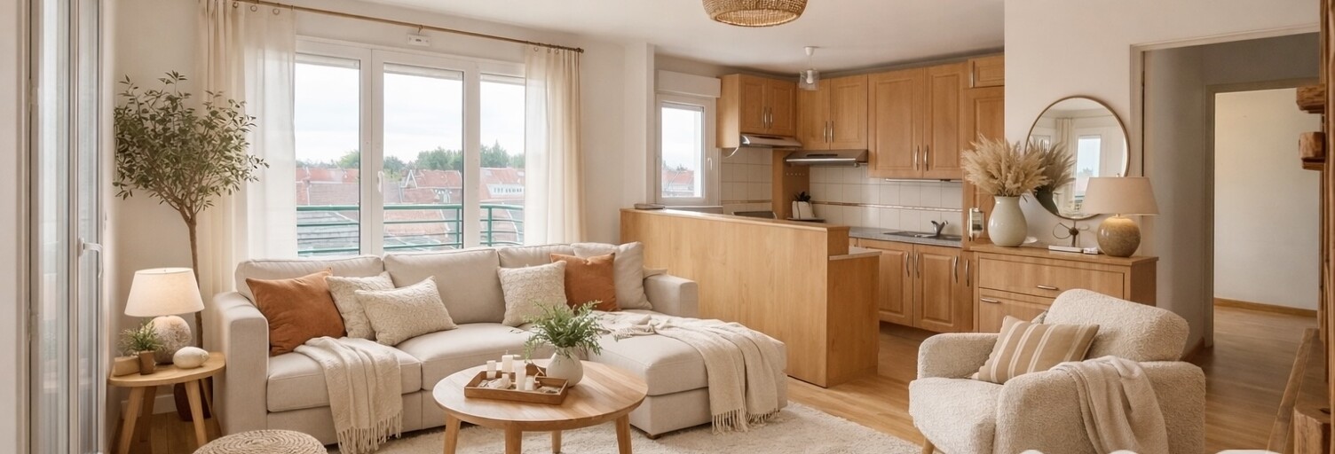 Appartement 3 Pièces 56 m² à vendre à Bondues (59910)