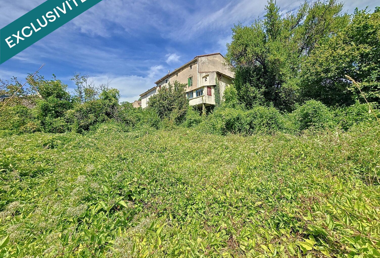 Maison R+1 avec grand terrain, garage, caves et accès rivière  Fort potentiel — photo 1