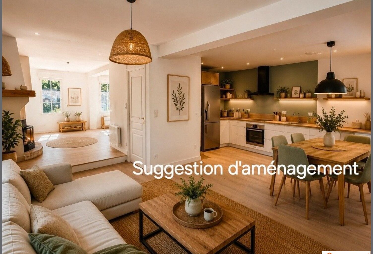 Toiture refaite, DPE C, 3 chambres — photo 1