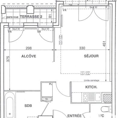 Appartement 1 pièces 1104 €