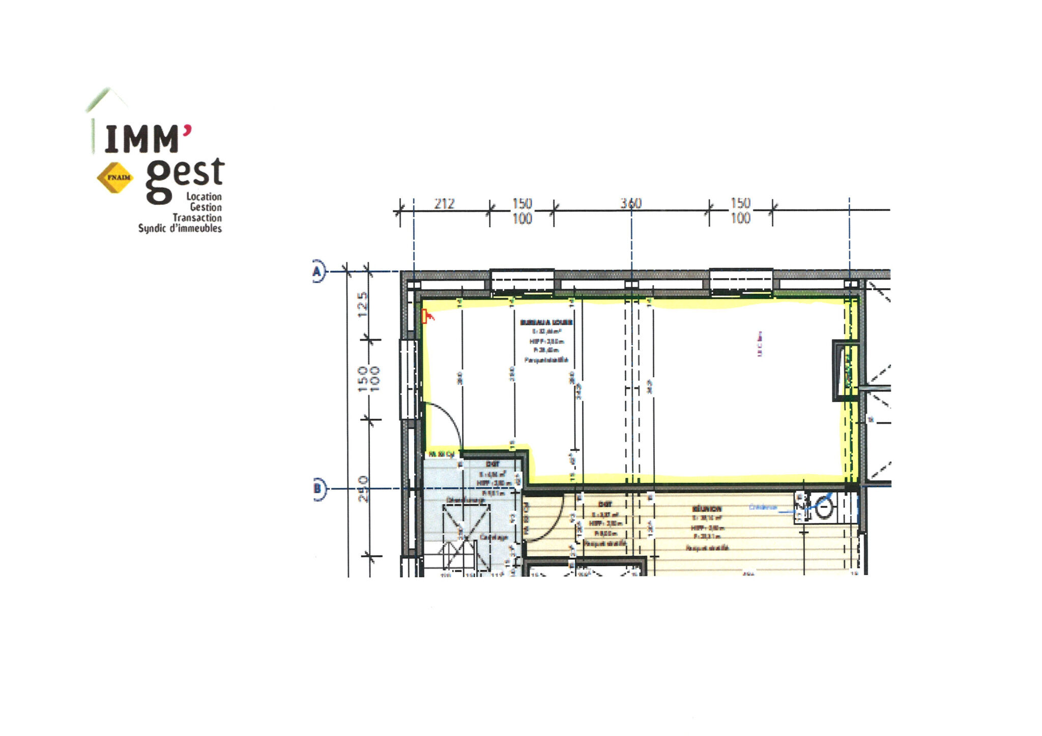 Bureau  à louer Anneyron 26140