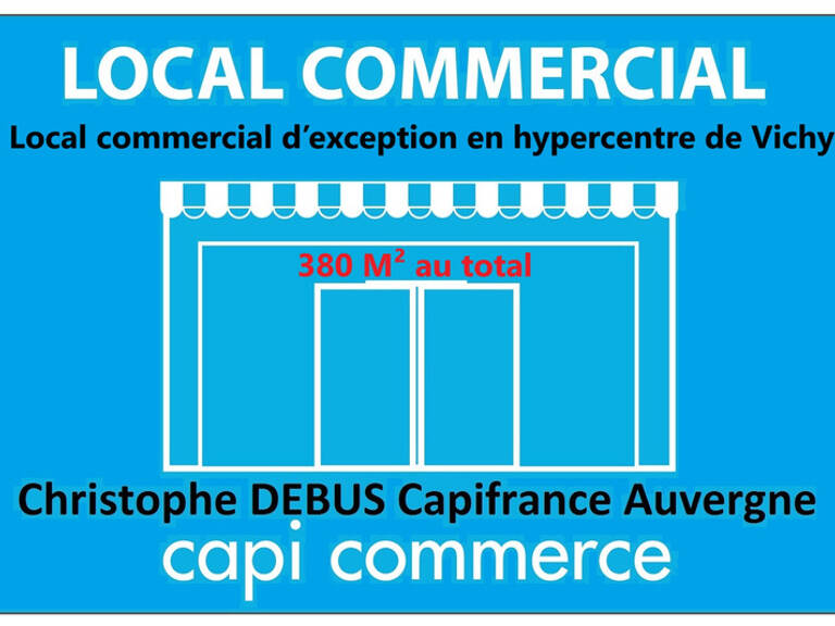 À LOUER – Local commercial d’exception en hypercentre de Vichy (03200) ALLIER — photo 1