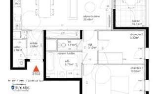 Appartement 3 Pièces 68 m² à louer à Évry-Courcouronnes (91000)