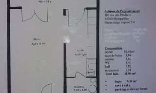 Appartement 1 Pièce 42 m² à louer à Montpellier (34000)