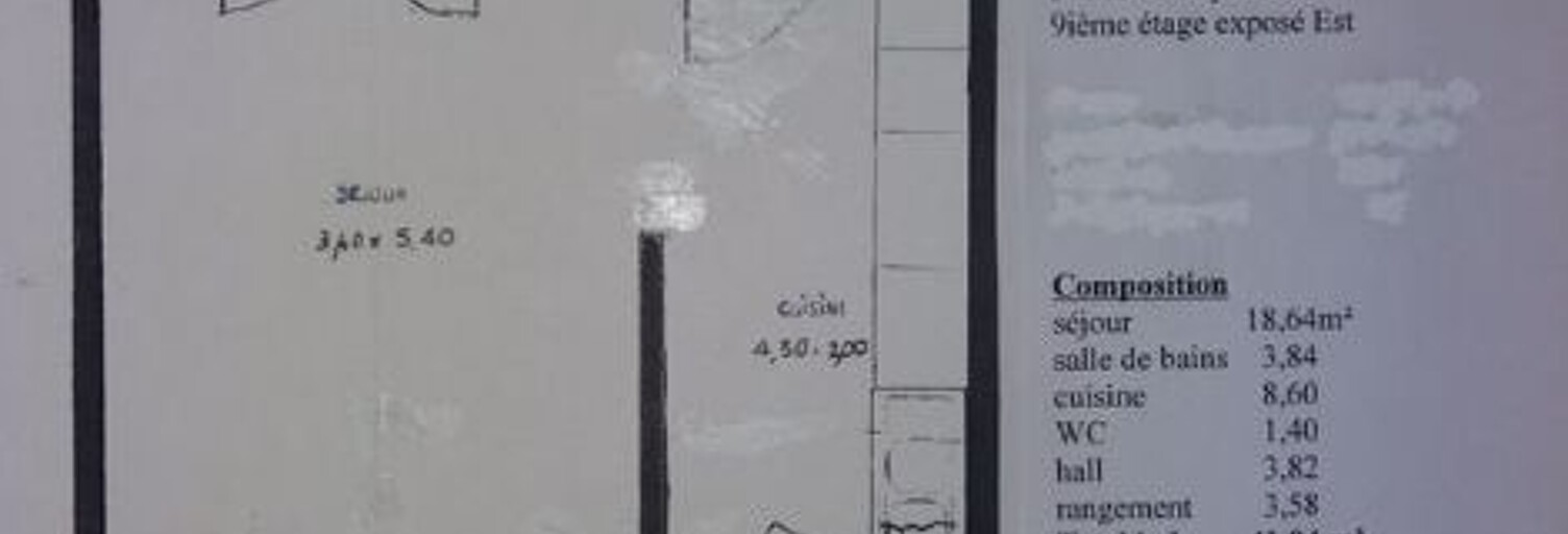 Appartement 1 Pièce 42 m² à louer à Montpellier (34000)