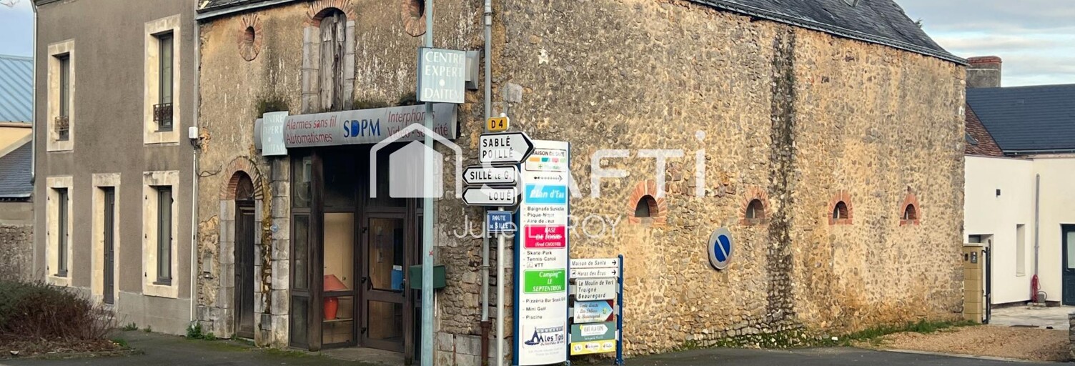 Bureau 1 Pièce 142 m² à vendre à Brûlon (72350)