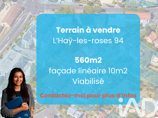 Vente Terrain 560 m&sup2; — photo du bien