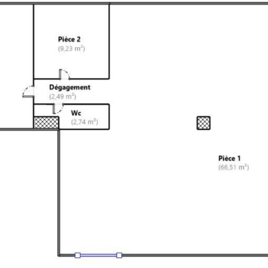 Appartement 3 pièces 90000 €