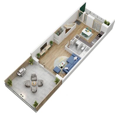 Maison 3 pièces 279275 €