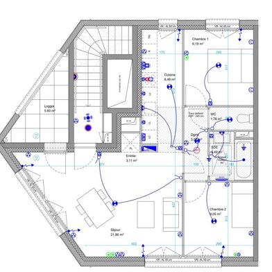 Appartement 3 pièces 249683 €