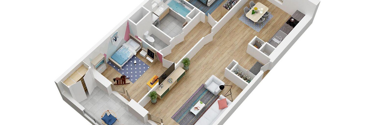 Appartement 3 Pièces 67 m² à vendre à Pontoise (95000)