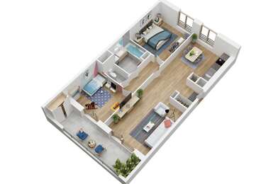 Appartement 3 pièces 259354 €