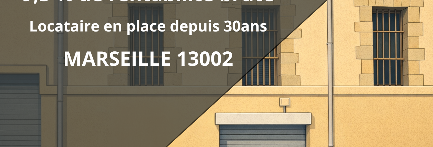 Commerce  269 m² à vendre à Marseille 2 (13002)