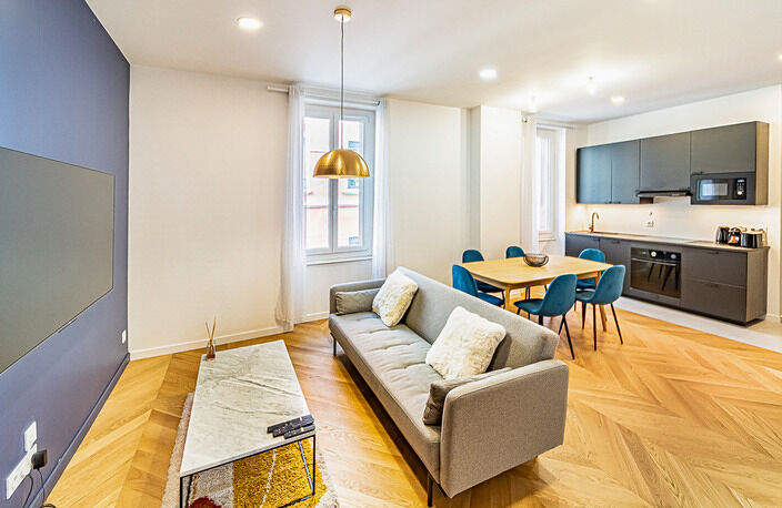 VILLEURBANNE - GRATTE CIEL -  T2 de 51 m² vendu entièrement meublé – Proche métro — photo 5