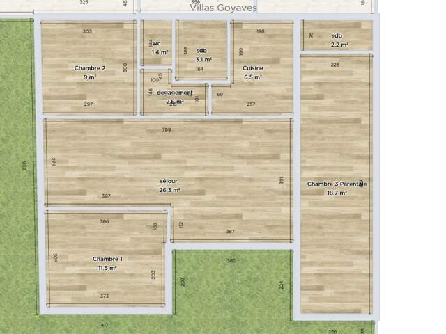 SAINTE CLOTILDE (97490) - A vendre 2 maisons mitoyennes T3 + T4 sur parcelle de 501 m² — photo du bien