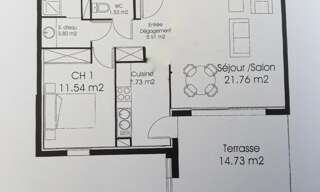 Appartement 2 Pièces 52 m² à louer à Bayonne (64100)