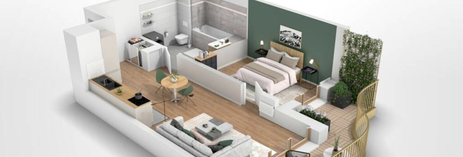 Appartement 2 Pièces 48 m² à louer à Rueil-Malmaison (92500)