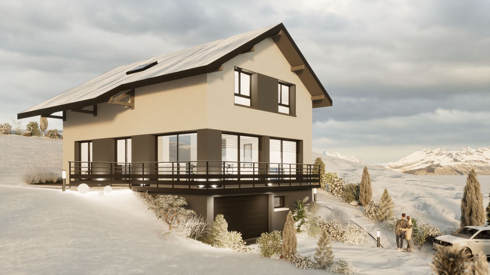 Projet de construction d'une maison 110 m² avec terrain à VANZY (74)