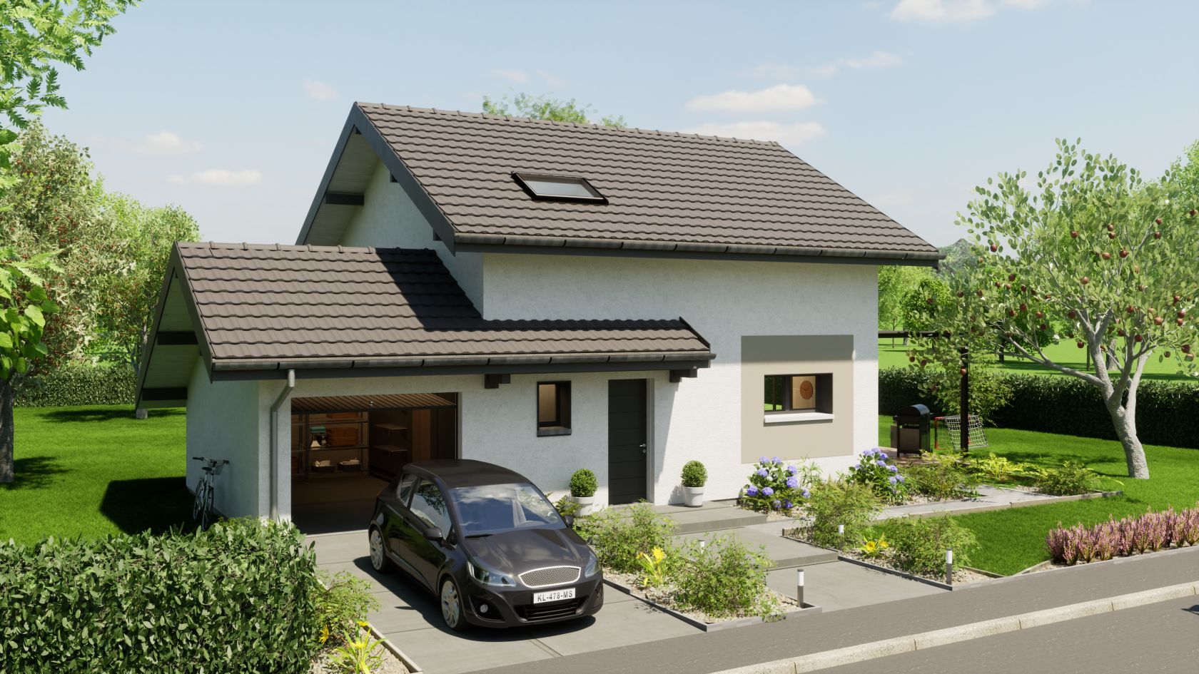 Projet de construction d'une maison 102.65 m² avec terrain à PERS-JUSSY (74)