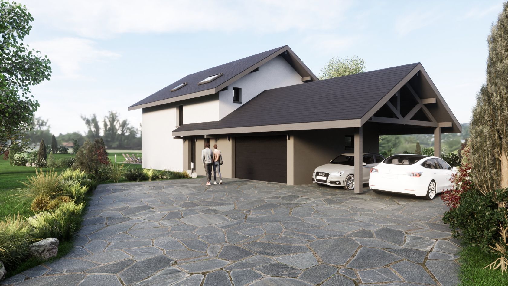Projet de construction d'une maison 110m² avec terrain à VERSONNEX (74)