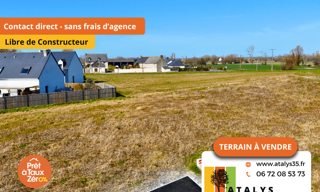 Terrain  350 m² à vendre à Saint-Malo (35400)