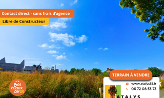 Terrain  400 m² à vendre à Tinténiac (35190)