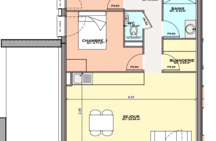 Vente appartement 3 pièces 55 m² Valloire (73450) — photo 4