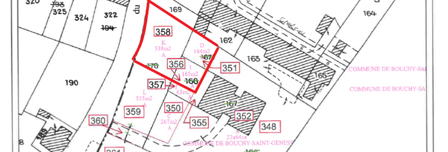 Terrain  867 m² à vendre à Bouchy-Saint-Genest (51310)