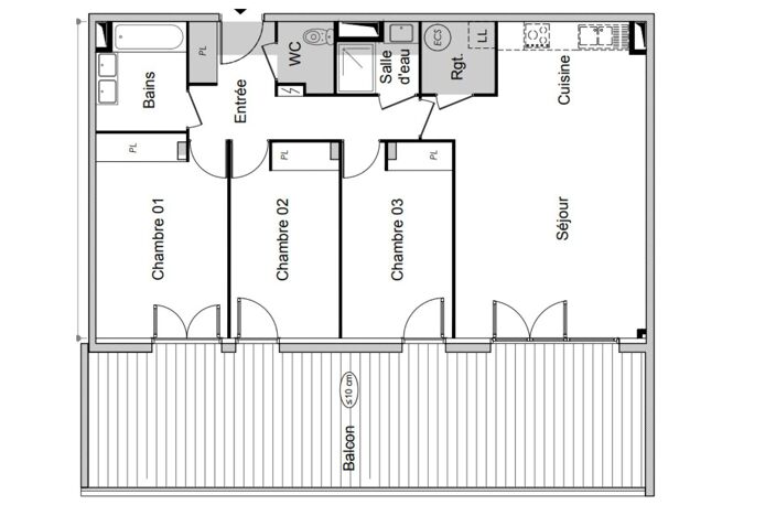 Vente Appartement 4 pièces — photo 5