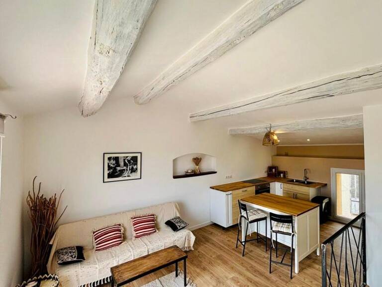 Maison de village meublée T2 avec terrasse - MONTAGNAC-MONTPEZAT — photo 1