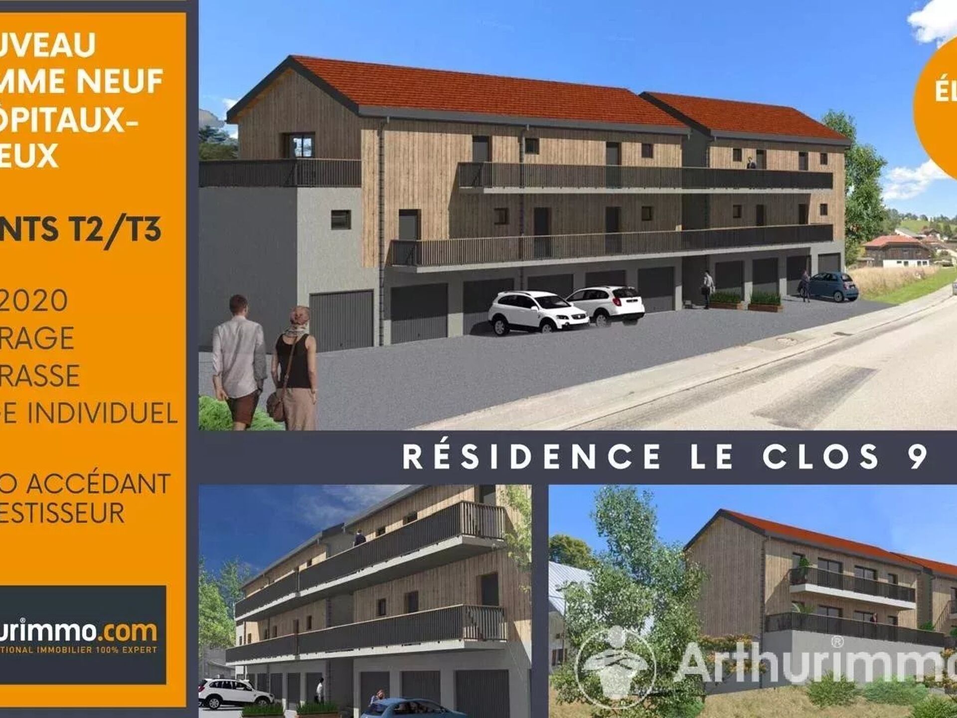 Appartement 3 pièces 43 m² · à Les Hôpitaux-Vieux · 43 m² · 207 000 €