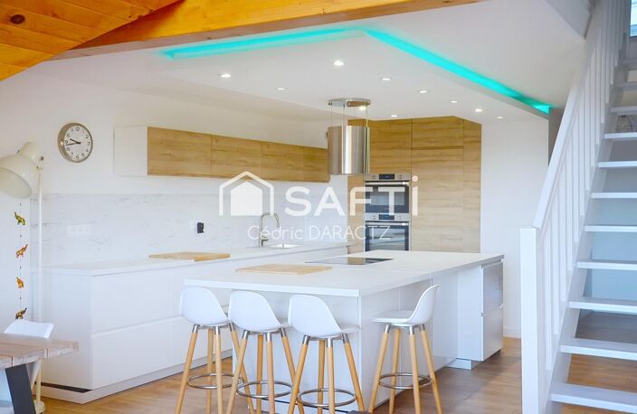 Attique cosy en duplex rare avec vue imprenable sur le Mont Blanc et le Jura — photo 4